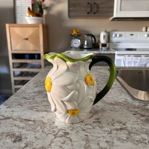 Farmhouse country cottage home decor pitcher